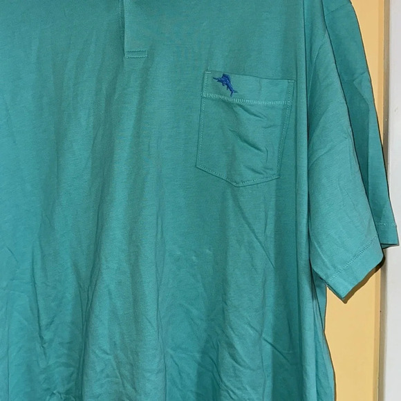 Tommy Bahama Seafoam Green Short Sleeve Polo Size XXL - Picture 8 of 9